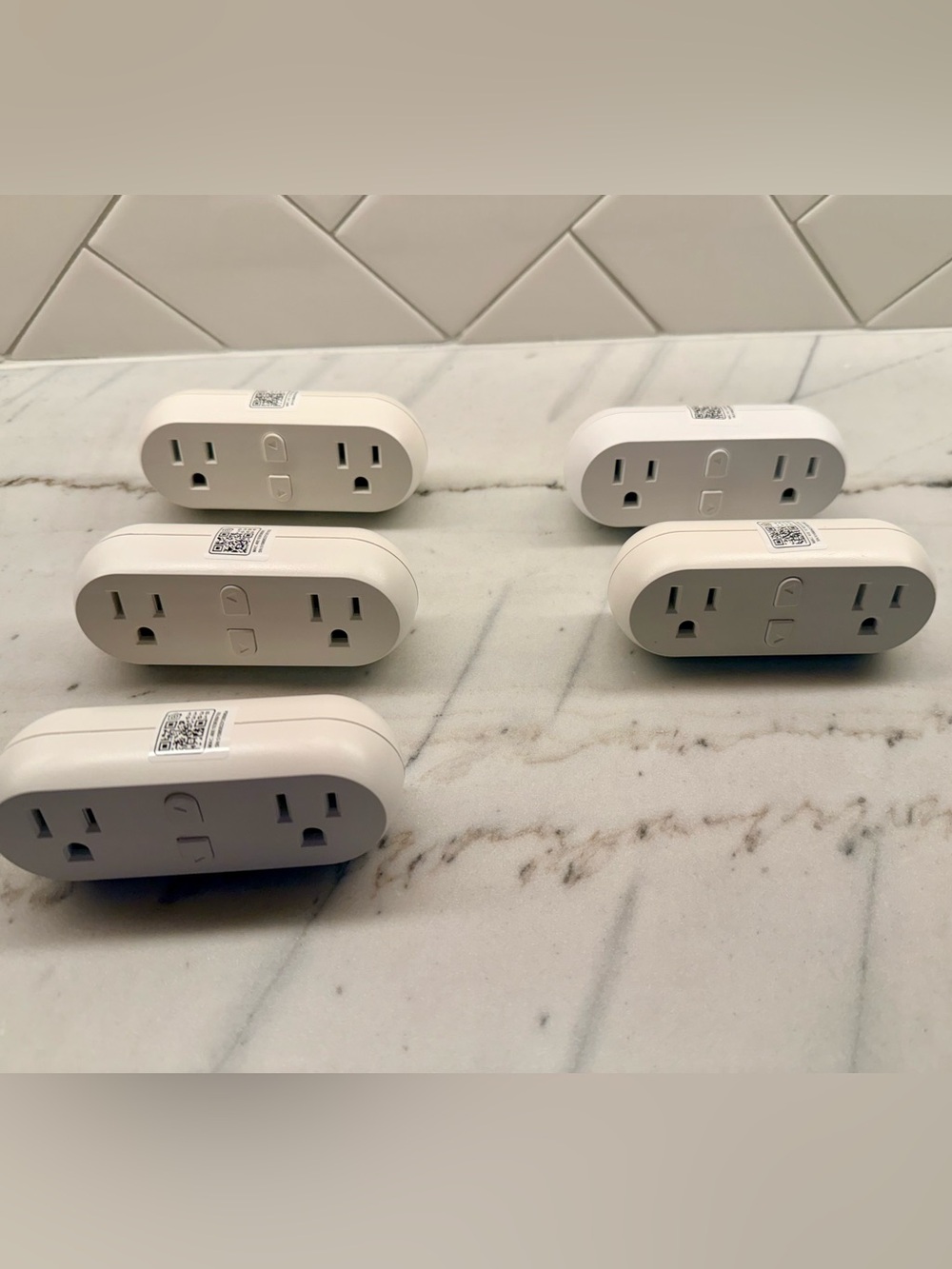 meross WiFi Dual Smart Plug, Support Apple HomeKit, Siri, Alexa, Echo, Google Ho